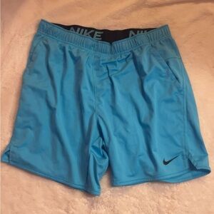 Nike Light Blue Sports Shorts
